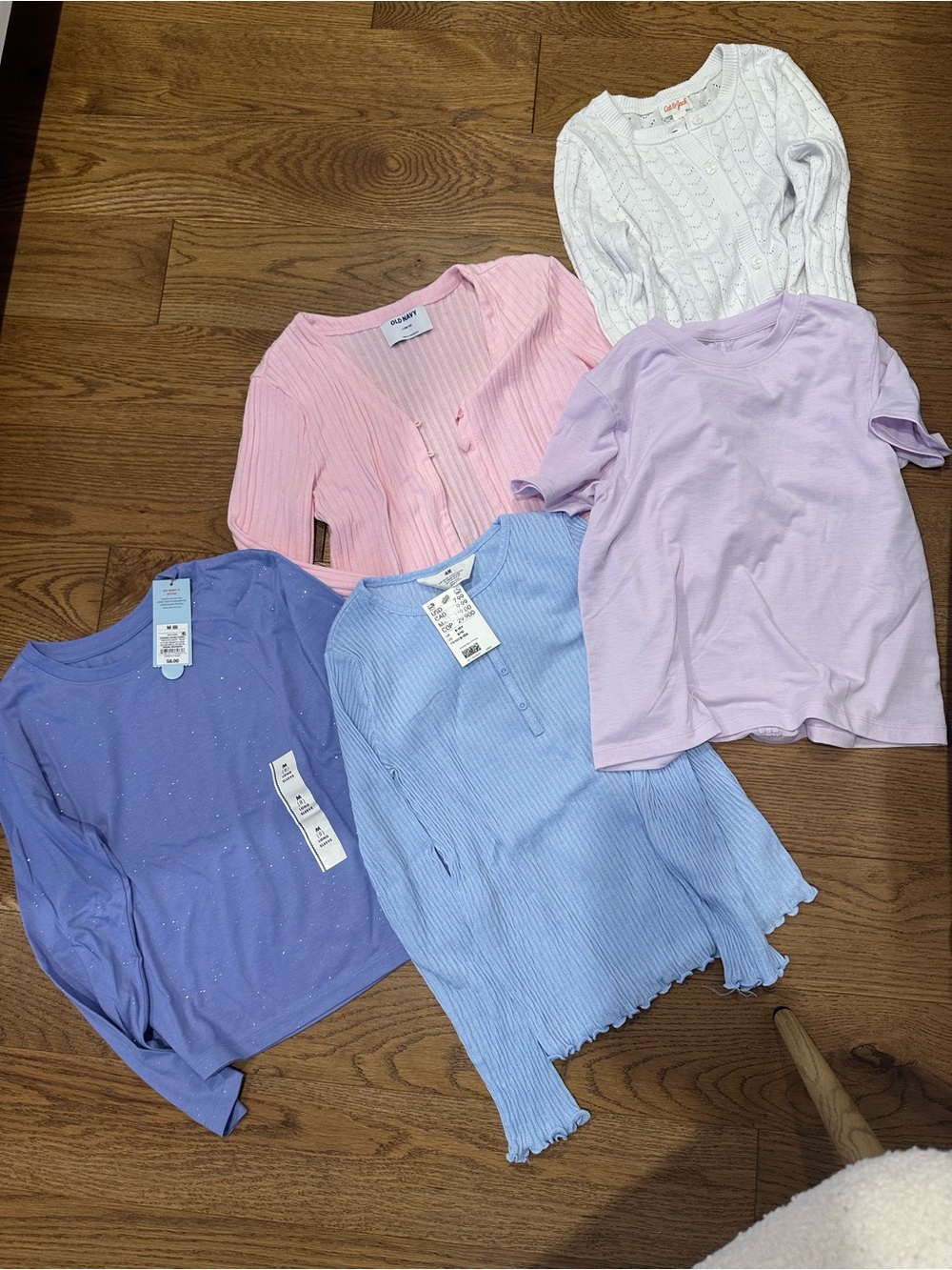 Girls lightweight tops/cardigans